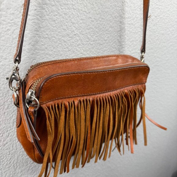 Fossil Fringe Leather Bag - Picture 3 of 7